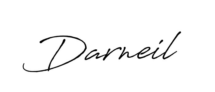 Design your own signature with our free online signature maker. With this signature software, you can create a handwritten (Antro_Vectra_Bolder) signature for name Darneil. Darneil signature style 7 images and pictures png