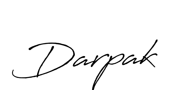 Design your own signature with our free online signature maker. With this signature software, you can create a handwritten (Antro_Vectra_Bolder) signature for name Darpak. Darpak signature style 7 images and pictures png