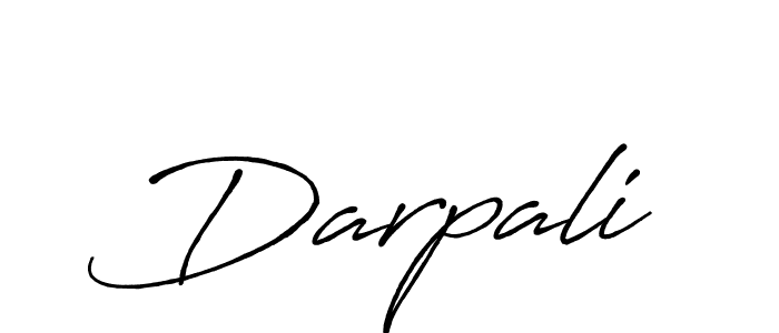 Design your own signature with our free online signature maker. With this signature software, you can create a handwritten (Antro_Vectra_Bolder) signature for name Darpali. Darpali signature style 7 images and pictures png