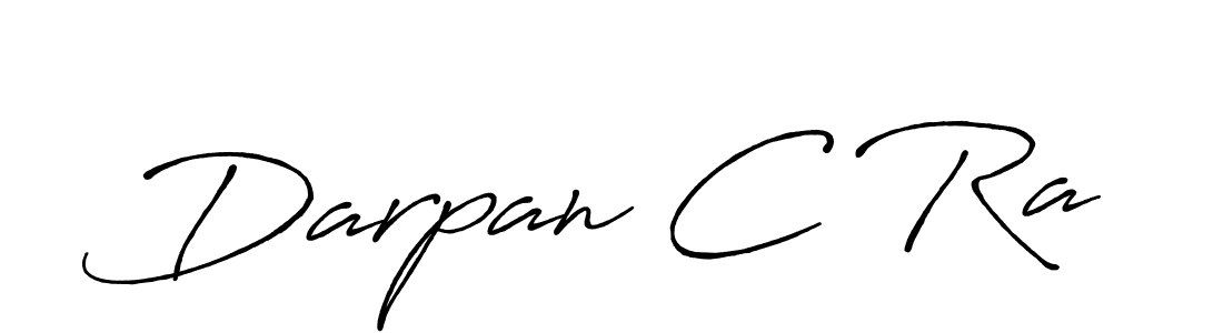 Make a beautiful signature design for name Darpan C Ra. With this signature (Antro_Vectra_Bolder) style, you can create a handwritten signature for free. Darpan C Ra signature style 7 images and pictures png