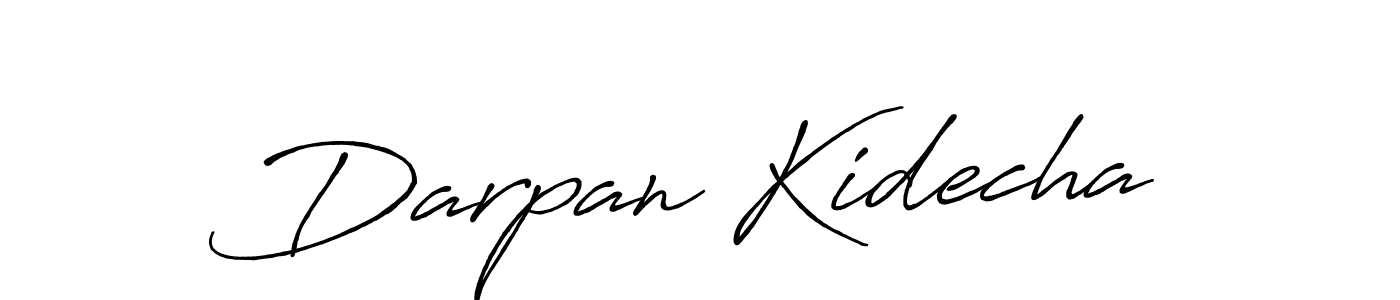 How to Draw Darpan Kidecha signature style? Antro_Vectra_Bolder is a latest design signature styles for name Darpan Kidecha. Darpan Kidecha signature style 7 images and pictures png