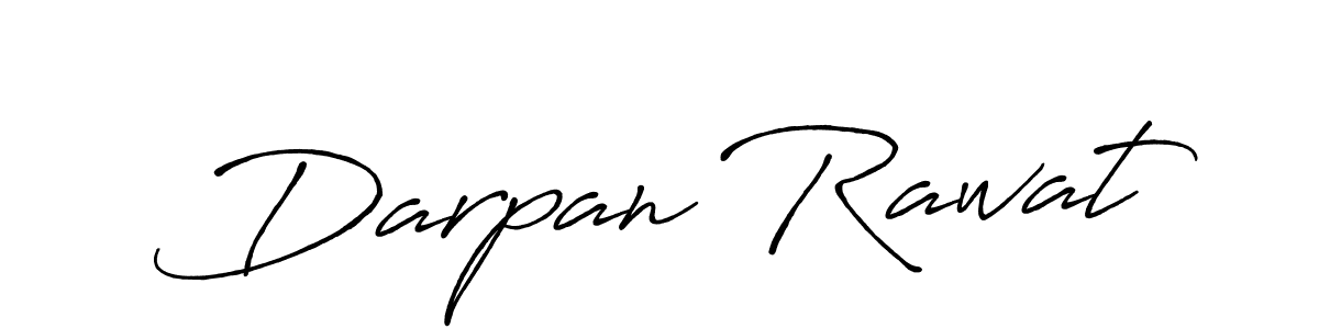 Design your own signature with our free online signature maker. With this signature software, you can create a handwritten (Antro_Vectra_Bolder) signature for name Darpan Rawat. Darpan Rawat signature style 7 images and pictures png
