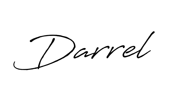 Design your own signature with our free online signature maker. With this signature software, you can create a handwritten (Antro_Vectra_Bolder) signature for name Darrel. Darrel signature style 7 images and pictures png