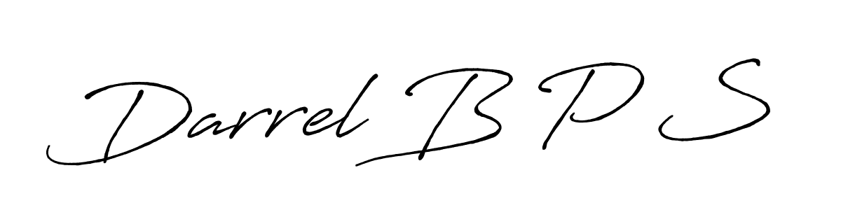 Make a beautiful signature design for name Darrel B P S. Use this online signature maker to create a handwritten signature for free. Darrel B P S signature style 7 images and pictures png