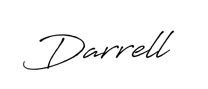 Darrell stylish signature style. Best Handwritten Sign (Antro_Vectra_Bolder) for my name. Handwritten Signature Collection Ideas for my name Darrell. Darrell signature style 7 images and pictures png