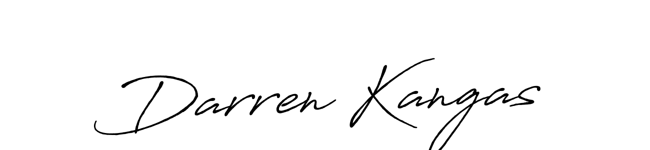 Similarly Antro_Vectra_Bolder is the best handwritten signature design. Signature creator online .You can use it as an online autograph creator for name Darren Kangas. Darren Kangas signature style 7 images and pictures png