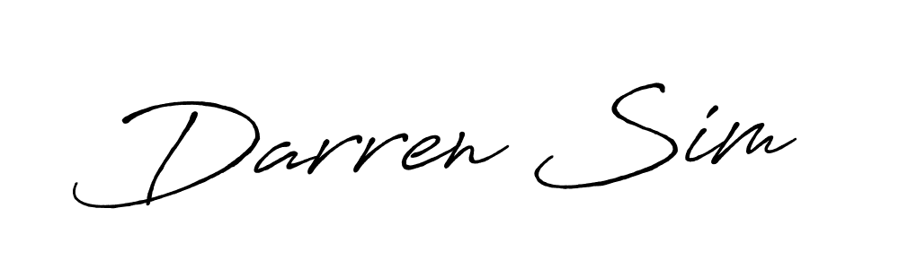 Make a beautiful signature design for name Darren Sim. Use this online signature maker to create a handwritten signature for free. Darren Sim signature style 7 images and pictures png