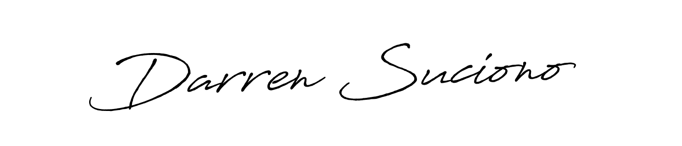 Darren Suciono stylish signature style. Best Handwritten Sign (Antro_Vectra_Bolder) for my name. Handwritten Signature Collection Ideas for my name Darren Suciono. Darren Suciono signature style 7 images and pictures png