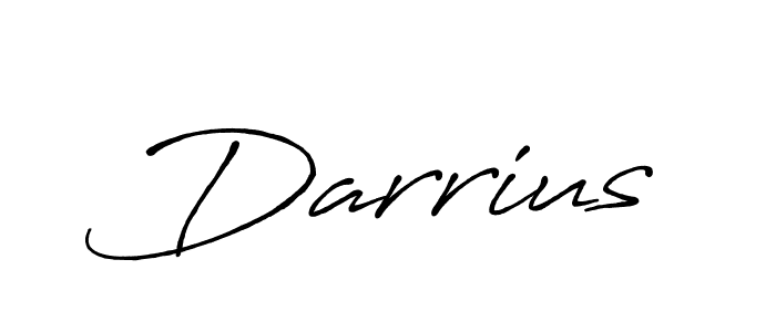 Also You can easily find your signature by using the search form. We will create Darrius name handwritten signature images for you free of cost using Antro_Vectra_Bolder sign style. Darrius signature style 7 images and pictures png