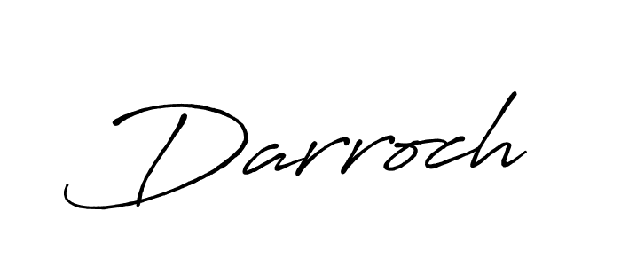 Darroch stylish signature style. Best Handwritten Sign (Antro_Vectra_Bolder) for my name. Handwritten Signature Collection Ideas for my name Darroch. Darroch signature style 7 images and pictures png