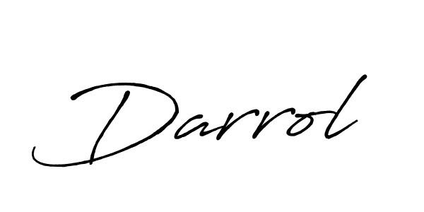 Also we have Darrol name is the best signature style. Create professional handwritten signature collection using Antro_Vectra_Bolder autograph style. Darrol signature style 7 images and pictures png