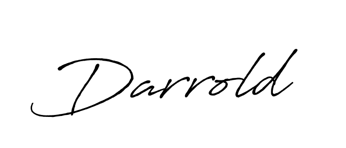 Design your own signature with our free online signature maker. With this signature software, you can create a handwritten (Antro_Vectra_Bolder) signature for name Darrold. Darrold signature style 7 images and pictures png