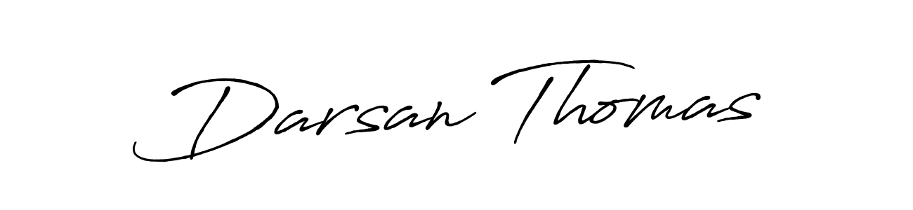 The best way (Antro_Vectra_Bolder) to make a short signature is to pick only two or three words in your name. The name Darsan Thomas include a total of six letters. For converting this name. Darsan Thomas signature style 7 images and pictures png