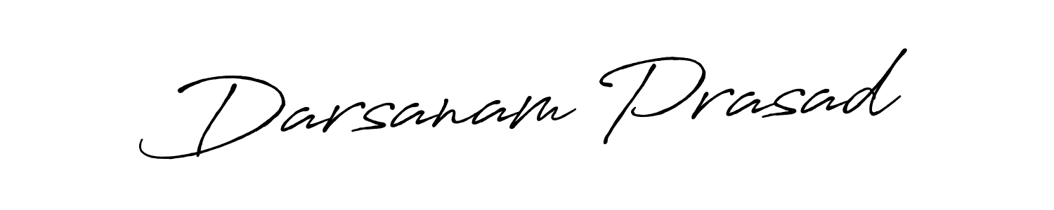 Darsanam Prasad stylish signature style. Best Handwritten Sign (Antro_Vectra_Bolder) for my name. Handwritten Signature Collection Ideas for my name Darsanam Prasad. Darsanam Prasad signature style 7 images and pictures png