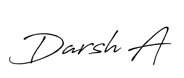 Make a beautiful signature design for name Darsh A. Use this online signature maker to create a handwritten signature for free. Darsh A signature style 7 images and pictures png