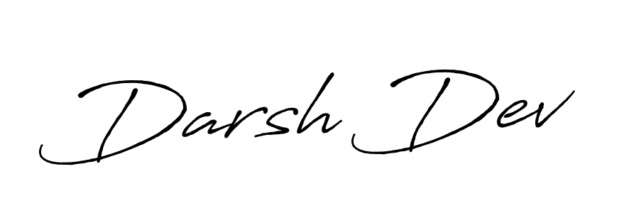 Make a beautiful signature design for name Darsh Dev. Use this online signature maker to create a handwritten signature for free. Darsh Dev signature style 7 images and pictures png