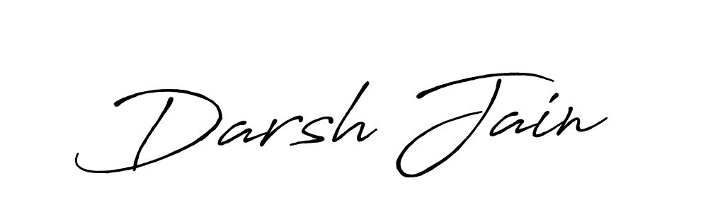 Also You can easily find your signature by using the search form. We will create Darsh Jain name handwritten signature images for you free of cost using Antro_Vectra_Bolder sign style. Darsh Jain signature style 7 images and pictures png