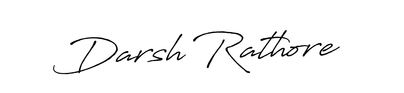 Darsh Rathore stylish signature style. Best Handwritten Sign (Antro_Vectra_Bolder) for my name. Handwritten Signature Collection Ideas for my name Darsh Rathore. Darsh Rathore signature style 7 images and pictures png
