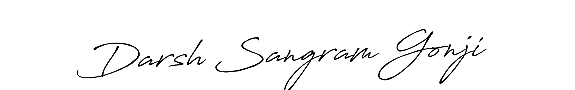 See photos of Darsh Sangram Gonji official signature by Spectra . Check more albums & portfolios. Read reviews & check more about Antro_Vectra_Bolder font. Darsh Sangram Gonji signature style 7 images and pictures png