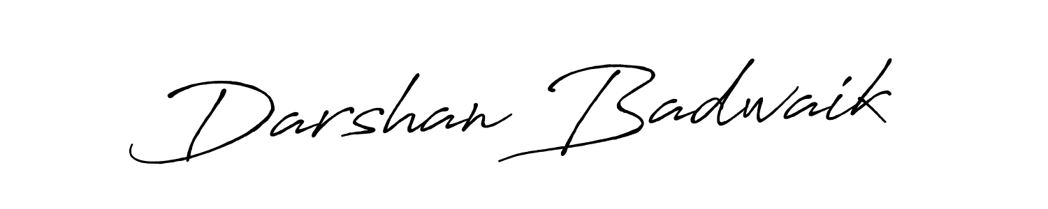 Once you've used our free online signature maker to create your best signature Antro_Vectra_Bolder style, it's time to enjoy all of the benefits that Darshan Badwaik name signing documents. Darshan Badwaik signature style 7 images and pictures png