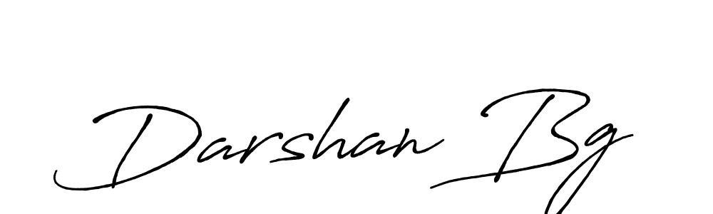 Create a beautiful signature design for name Darshan Bg. With this signature (Antro_Vectra_Bolder) fonts, you can make a handwritten signature for free. Darshan Bg signature style 7 images and pictures png