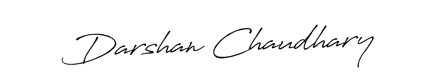 How to make Darshan Chaudhary signature? Antro_Vectra_Bolder is a professional autograph style. Create handwritten signature for Darshan Chaudhary name. Darshan Chaudhary signature style 7 images and pictures png