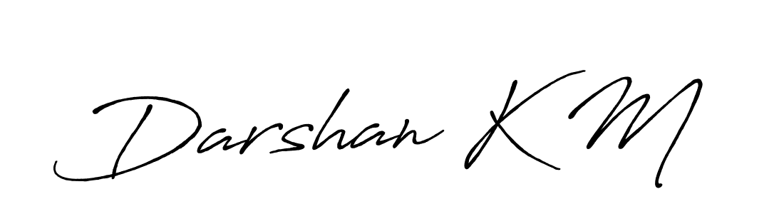 See photos of Darshan K M official signature by Spectra . Check more albums & portfolios. Read reviews & check more about Antro_Vectra_Bolder font. Darshan K M signature style 7 images and pictures png