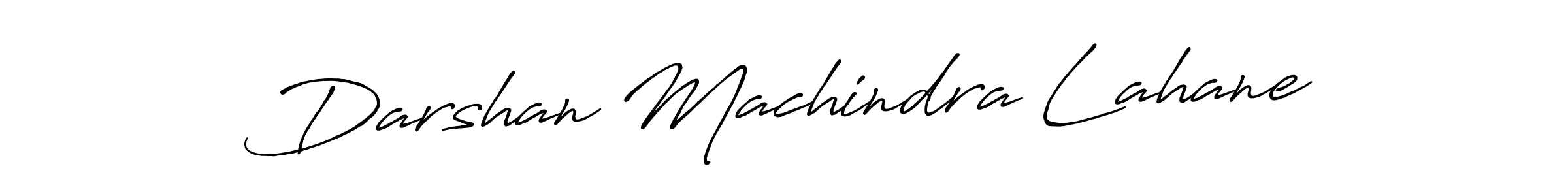 How to make Darshan Machindra Lahane name signature. Use Antro_Vectra_Bolder style for creating short signs online. This is the latest handwritten sign. Darshan Machindra Lahane signature style 7 images and pictures png