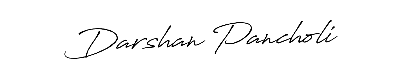 Also You can easily find your signature by using the search form. We will create Darshan Pancholi name handwritten signature images for you free of cost using Antro_Vectra_Bolder sign style. Darshan Pancholi signature style 7 images and pictures png