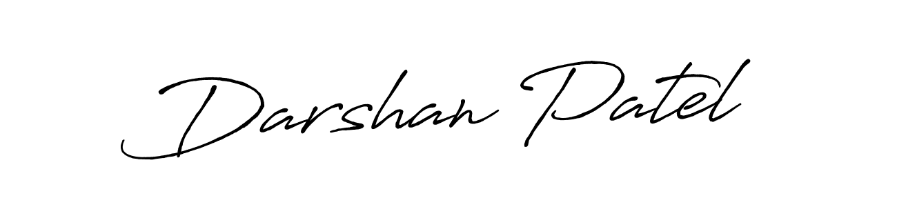 Also You can easily find your signature by using the search form. We will create Darshan Patel name handwritten signature images for you free of cost using Antro_Vectra_Bolder sign style. Darshan Patel signature style 7 images and pictures png