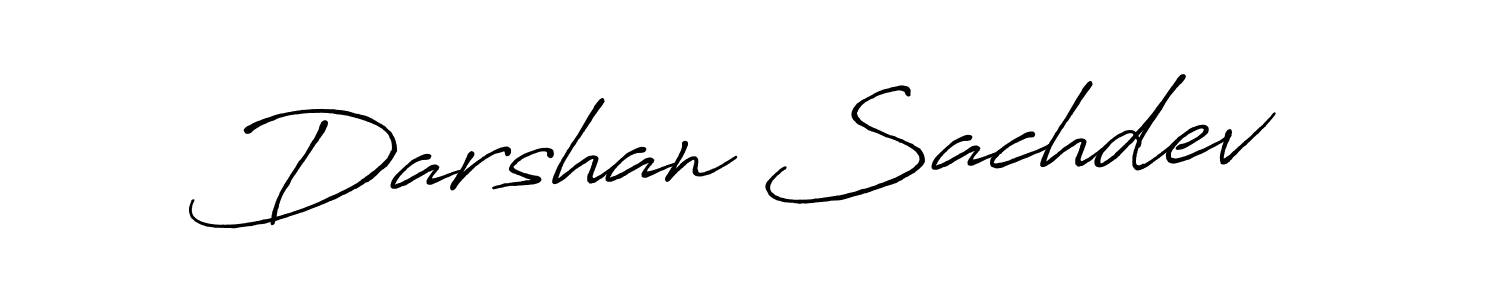 Also You can easily find your signature by using the search form. We will create Darshan Sachdev name handwritten signature images for you free of cost using Antro_Vectra_Bolder sign style. Darshan Sachdev signature style 7 images and pictures png