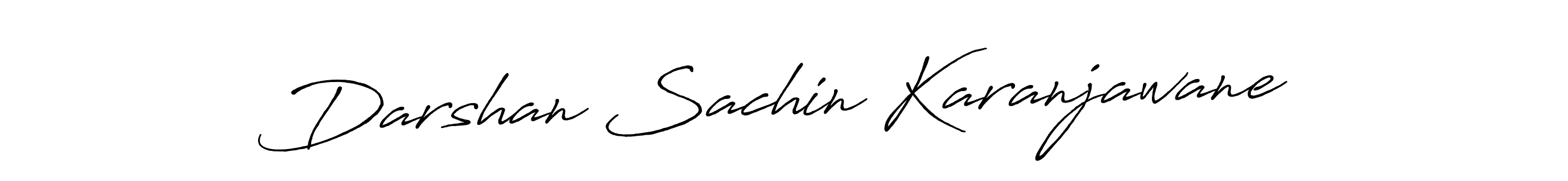 Darshan Sachin Karanjawane stylish signature style. Best Handwritten Sign (Antro_Vectra_Bolder) for my name. Handwritten Signature Collection Ideas for my name Darshan Sachin Karanjawane. Darshan Sachin Karanjawane signature style 7 images and pictures png