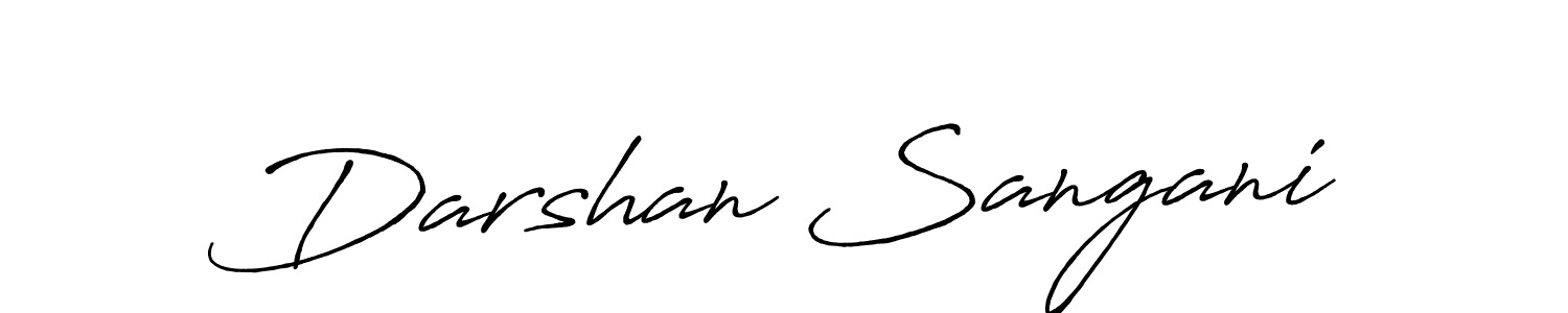 if you are searching for the best signature style for your name Darshan Sangani. so please give up your signature search. here we have designed multiple signature styles  using Antro_Vectra_Bolder. Darshan Sangani signature style 7 images and pictures png