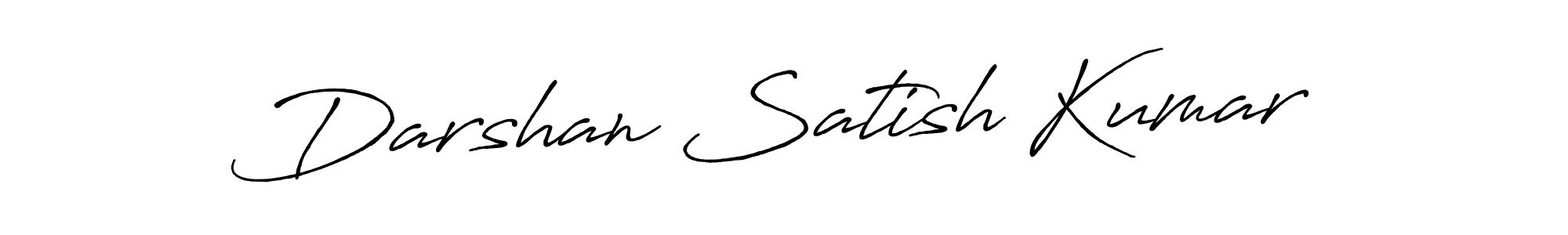 It looks lik you need a new signature style for name Darshan Satish Kumar. Design unique handwritten (Antro_Vectra_Bolder) signature with our free signature maker in just a few clicks. Darshan Satish Kumar signature style 7 images and pictures png