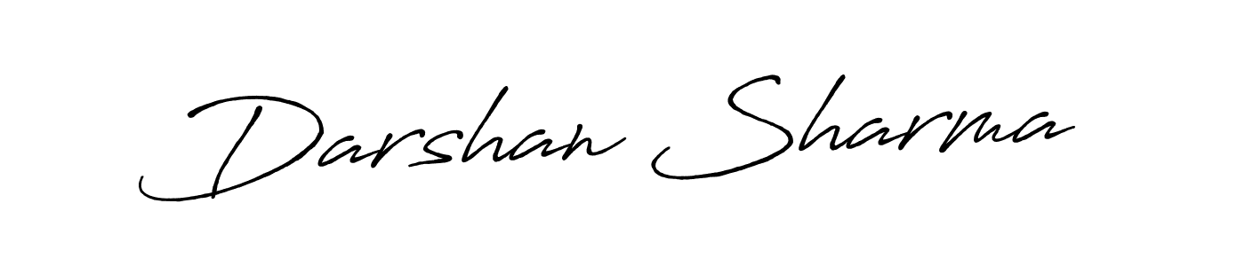 Design your own signature with our free online signature maker. With this signature software, you can create a handwritten (Antro_Vectra_Bolder) signature for name Darshan Sharma. Darshan Sharma signature style 7 images and pictures png