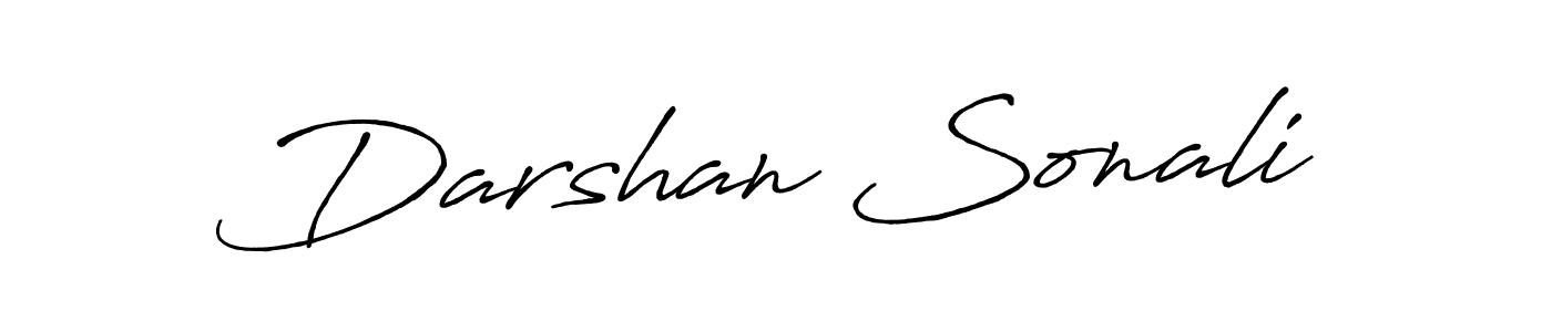 The best way (Antro_Vectra_Bolder) to make a short signature is to pick only two or three words in your name. The name Darshan Sonali include a total of six letters. For converting this name. Darshan Sonali signature style 7 images and pictures png