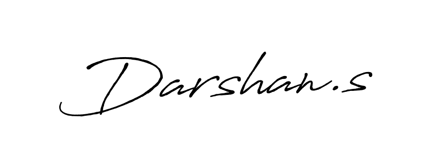 Darshan.s stylish signature style. Best Handwritten Sign (Antro_Vectra_Bolder) for my name. Handwritten Signature Collection Ideas for my name Darshan.s. Darshan.s signature style 7 images and pictures png