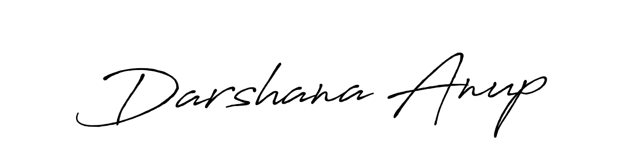 The best way (Antro_Vectra_Bolder) to make a short signature is to pick only two or three words in your name. The name Darshana Anup include a total of six letters. For converting this name. Darshana Anup signature style 7 images and pictures png