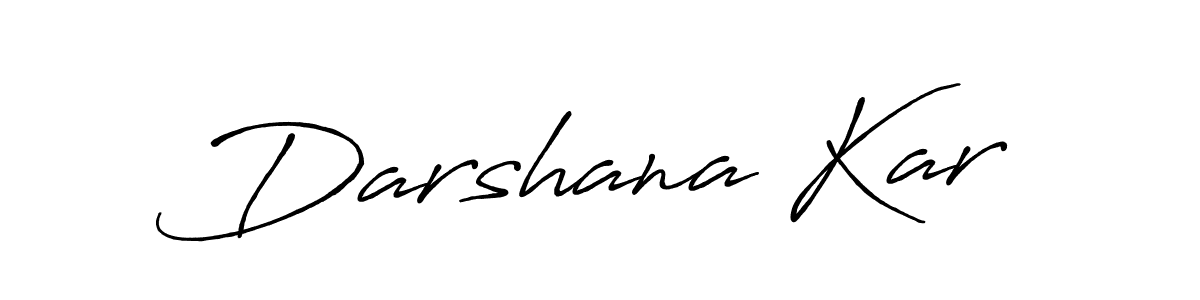 Use a signature maker to create a handwritten signature online. With this signature software, you can design (Antro_Vectra_Bolder) your own signature for name Darshana Kar. Darshana Kar signature style 7 images and pictures png