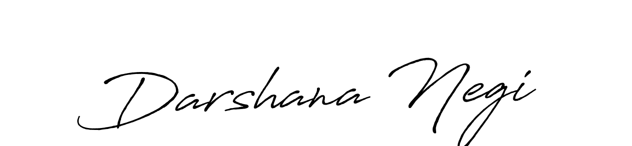 Create a beautiful signature design for name Darshana Negi. With this signature (Antro_Vectra_Bolder) fonts, you can make a handwritten signature for free. Darshana Negi signature style 7 images and pictures png