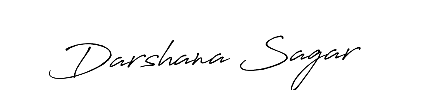 Make a beautiful signature design for name Darshana Sagar. With this signature (Antro_Vectra_Bolder) style, you can create a handwritten signature for free. Darshana Sagar signature style 7 images and pictures png