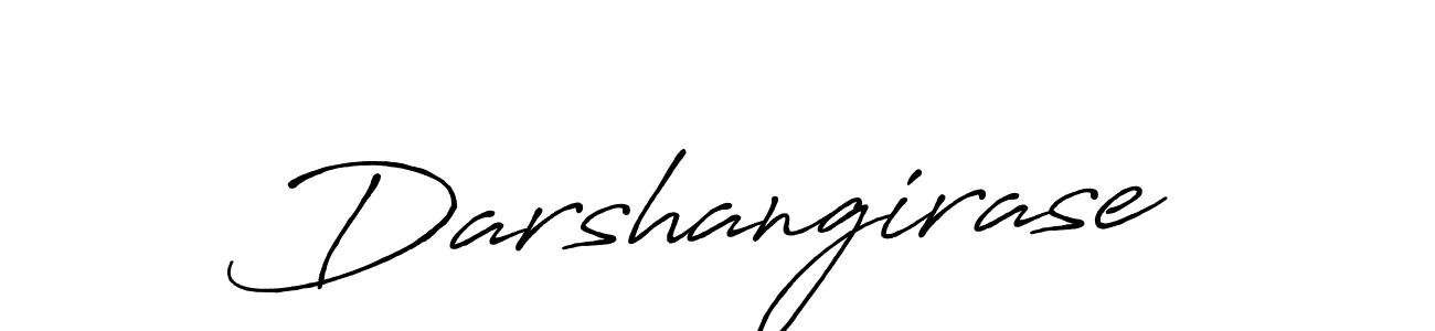 Create a beautiful signature design for name Darshangirase. With this signature (Antro_Vectra_Bolder) fonts, you can make a handwritten signature for free. Darshangirase signature style 7 images and pictures png