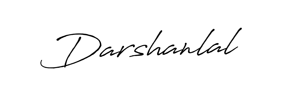 Darshanlal stylish signature style. Best Handwritten Sign (Antro_Vectra_Bolder) for my name. Handwritten Signature Collection Ideas for my name Darshanlal. Darshanlal signature style 7 images and pictures png