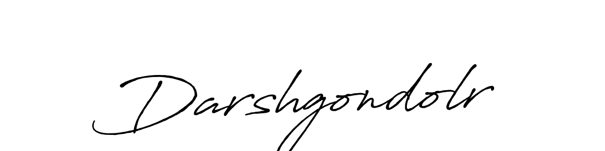 Darshgondolr stylish signature style. Best Handwritten Sign (Antro_Vectra_Bolder) for my name. Handwritten Signature Collection Ideas for my name Darshgondolr. Darshgondolr signature style 7 images and pictures png