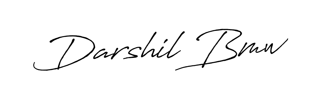 It looks lik you need a new signature style for name Darshil Bmw. Design unique handwritten (Antro_Vectra_Bolder) signature with our free signature maker in just a few clicks. Darshil Bmw signature style 7 images and pictures png