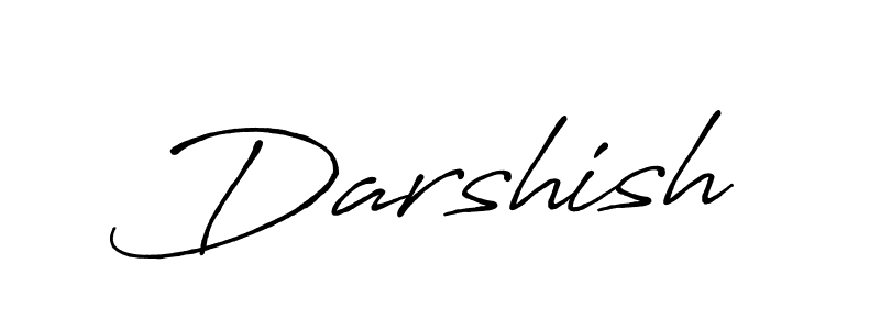 How to make Darshish signature? Antro_Vectra_Bolder is a professional autograph style. Create handwritten signature for Darshish name. Darshish signature style 7 images and pictures png
