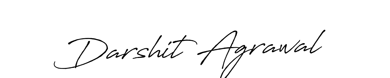 Design your own signature with our free online signature maker. With this signature software, you can create a handwritten (Antro_Vectra_Bolder) signature for name Darshit Agrawal. Darshit Agrawal signature style 7 images and pictures png