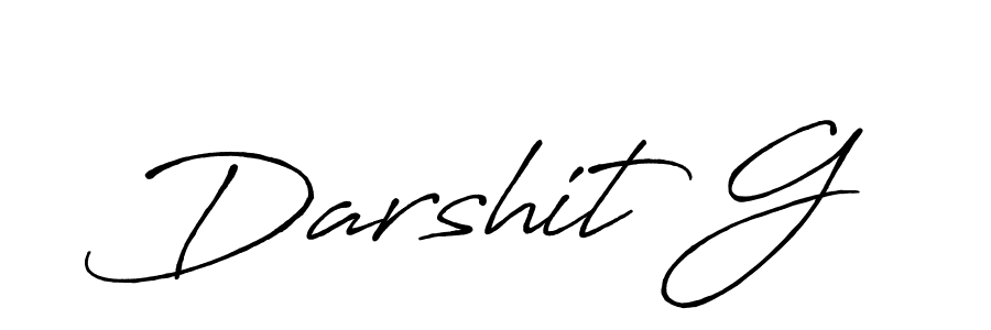 This is the best signature style for the Darshit G name. Also you like these signature font (Antro_Vectra_Bolder). Mix name signature. Darshit G signature style 7 images and pictures png