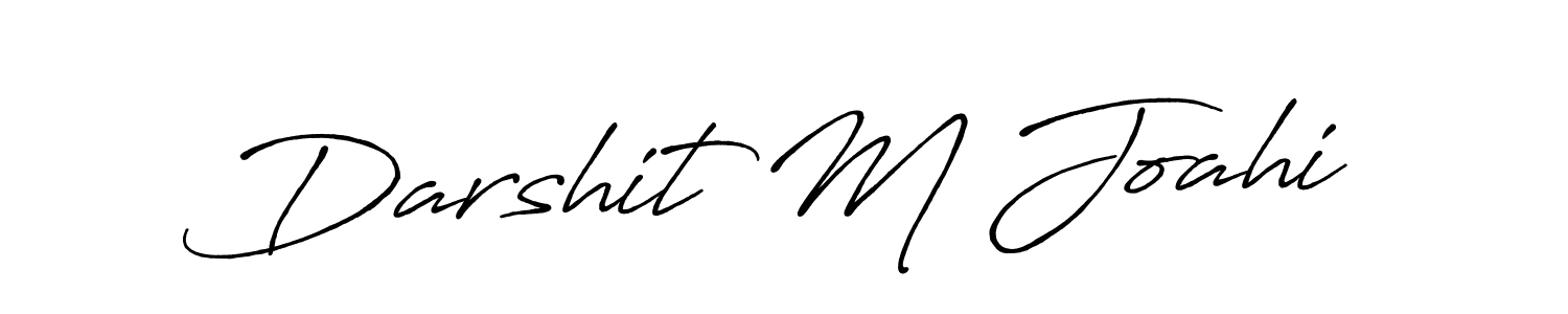 Make a beautiful signature design for name Darshit M Joahi. Use this online signature maker to create a handwritten signature for free. Darshit M Joahi signature style 7 images and pictures png