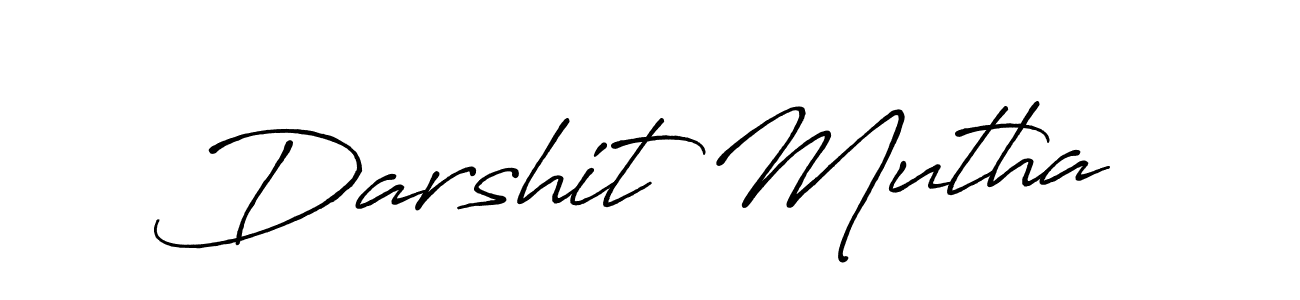 You should practise on your own different ways (Antro_Vectra_Bolder) to write your name (Darshit Mutha) in signature. don't let someone else do it for you. Darshit Mutha signature style 7 images and pictures png